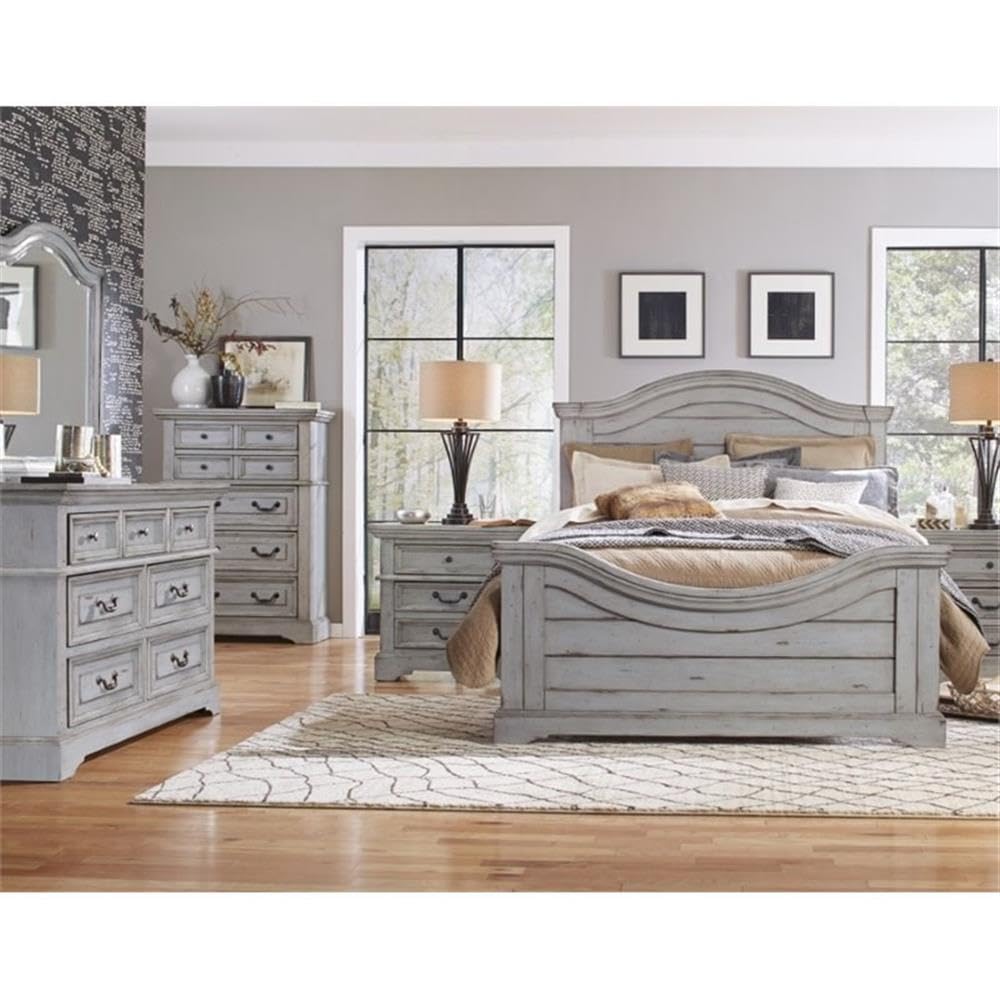 American Woodcrafters Stonebrook Nightstand, 1, Antique Grey