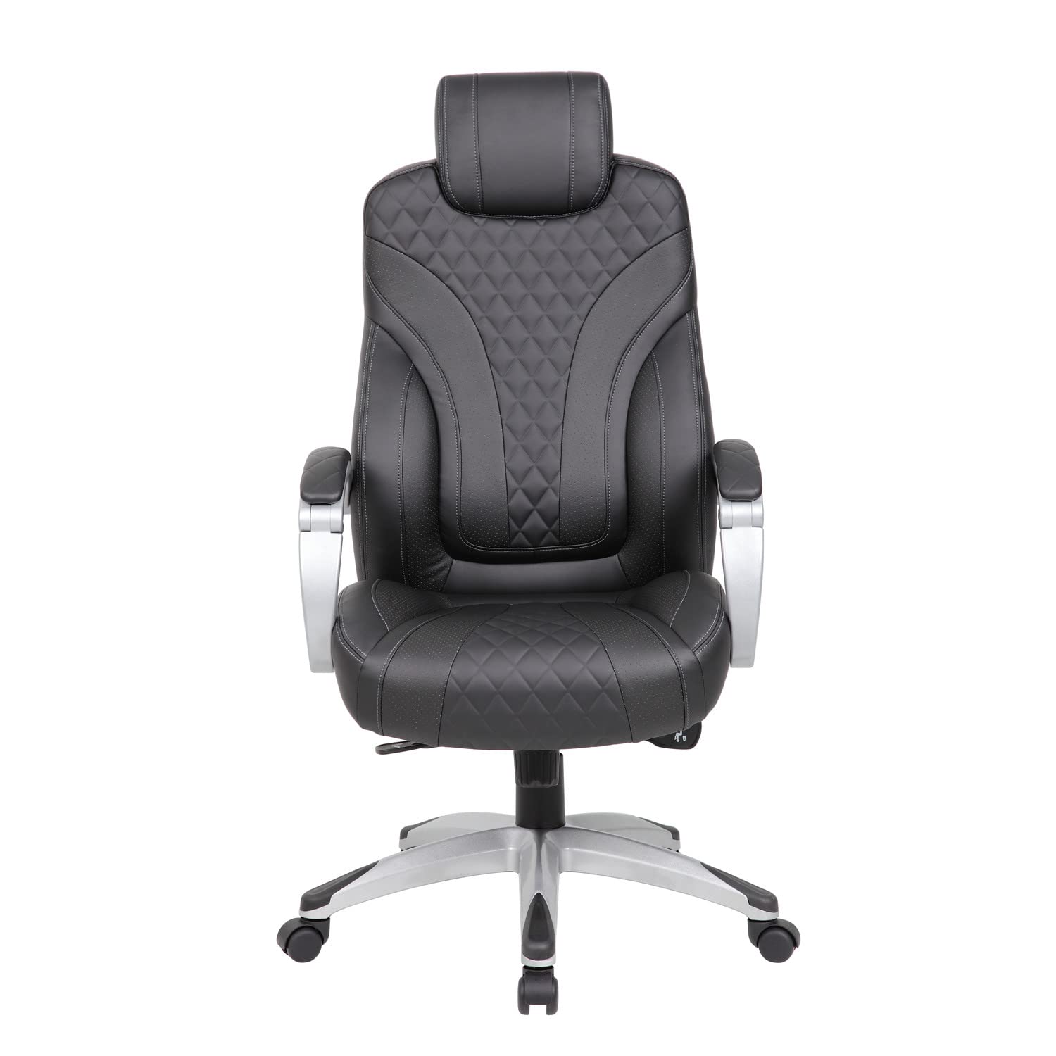 Boss Executive Hinged Arm Chair - Black (B8871-Bk)