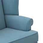 Comfort Pointe Erin Wing Back Chair - Blue