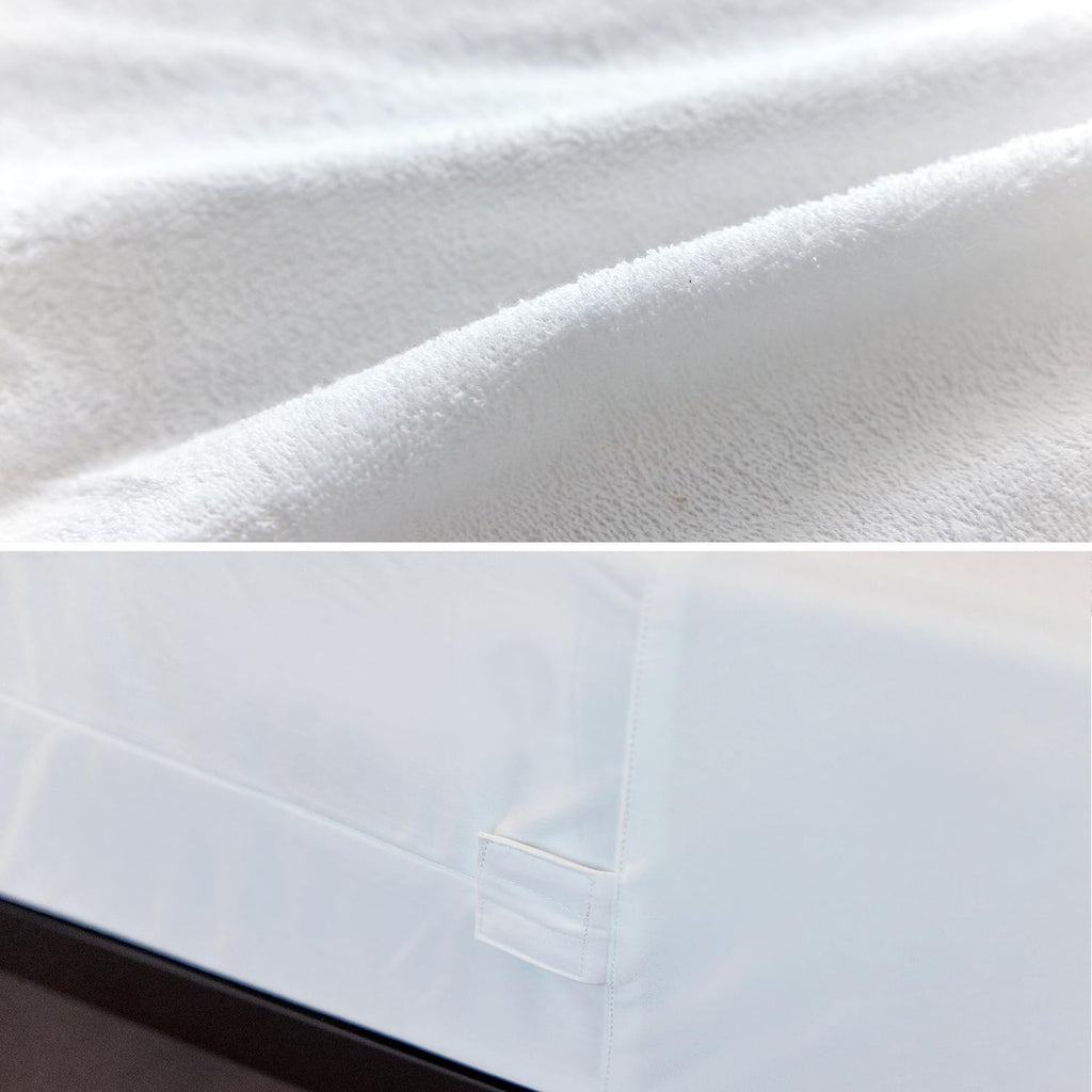 Winkaura Twin Waterproof Mattress Protector 6-10'' Deep Zippered Mattress Encasement Cover With Breathable Premium Terry Top Fab