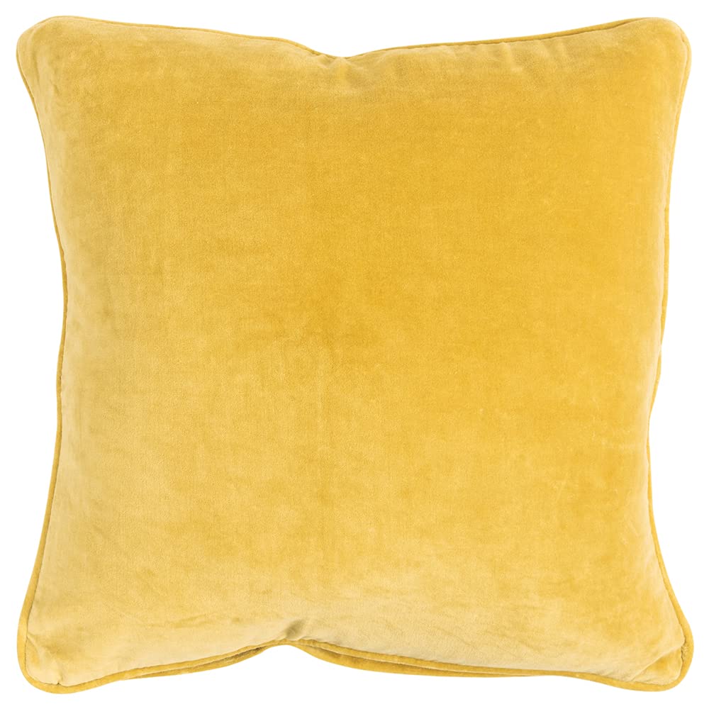 Rizzy Home Connie Post 20&quot; x 20&quot; Cotton Pillow Cover in Gold