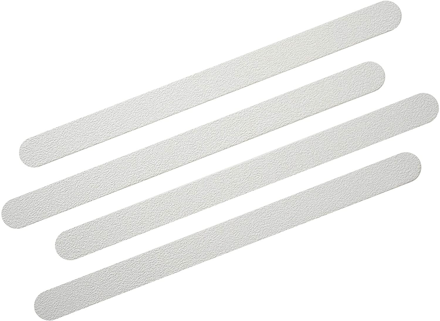 Carex Adhesive Safety Treads - Includes Eight Non Slip Adhesive Strips - Waterproof & Mildew Resistant - for Use As Non Slip Bat