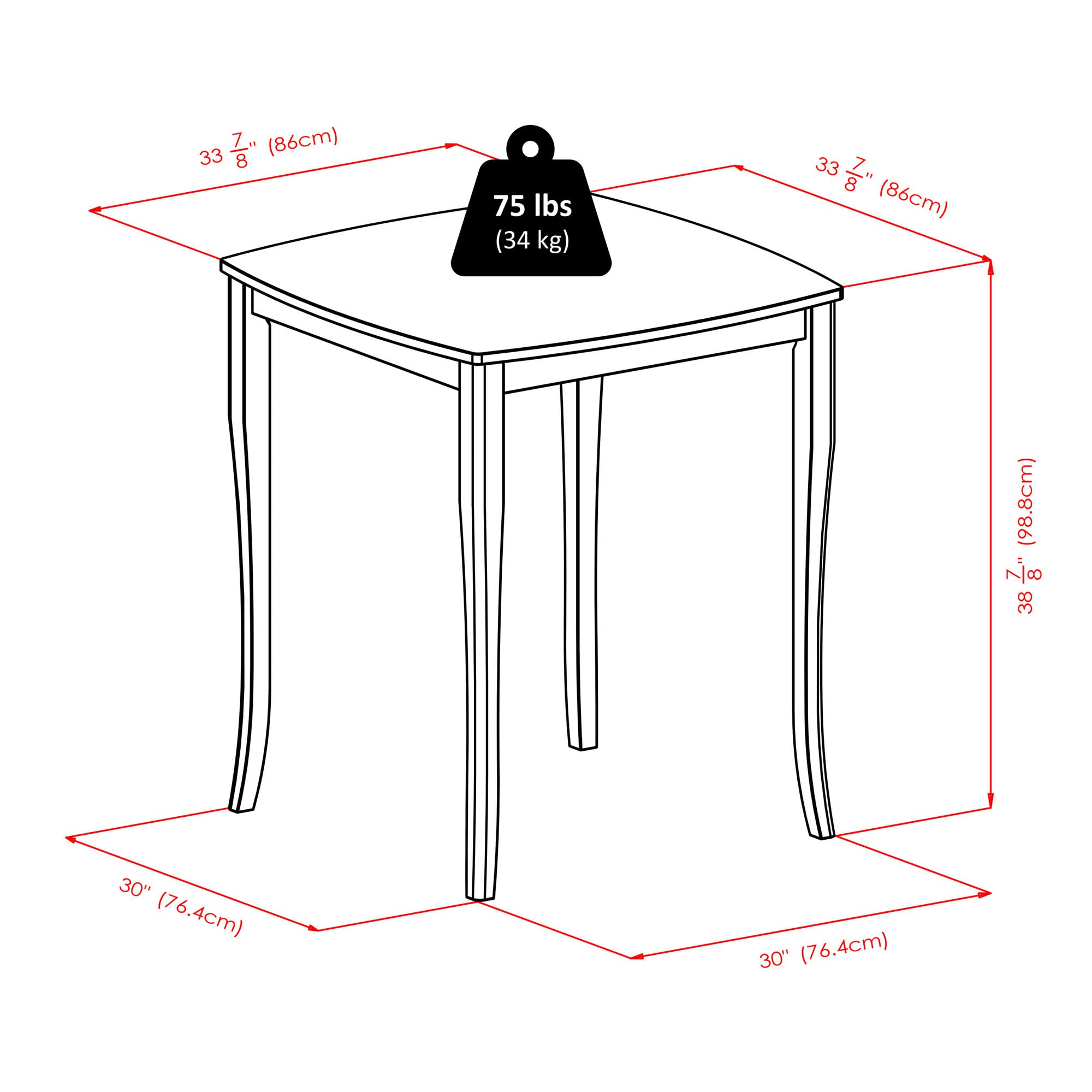 Winsome Inglewood Pub Table Set