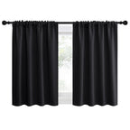 Nicetown Halloween Kitchen Window Curtains Over Sink, Energy Smart Decoration Thermal Insulating Blackout Drapes/Draperies For R