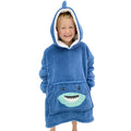 Wearable Blanket Kids 3-10Yr, Fun Animal Kids Blanket Hoodie, Kids Comfy Hoodie Blanket, Kids Hooded Blanket Girl Boy Toddler (B