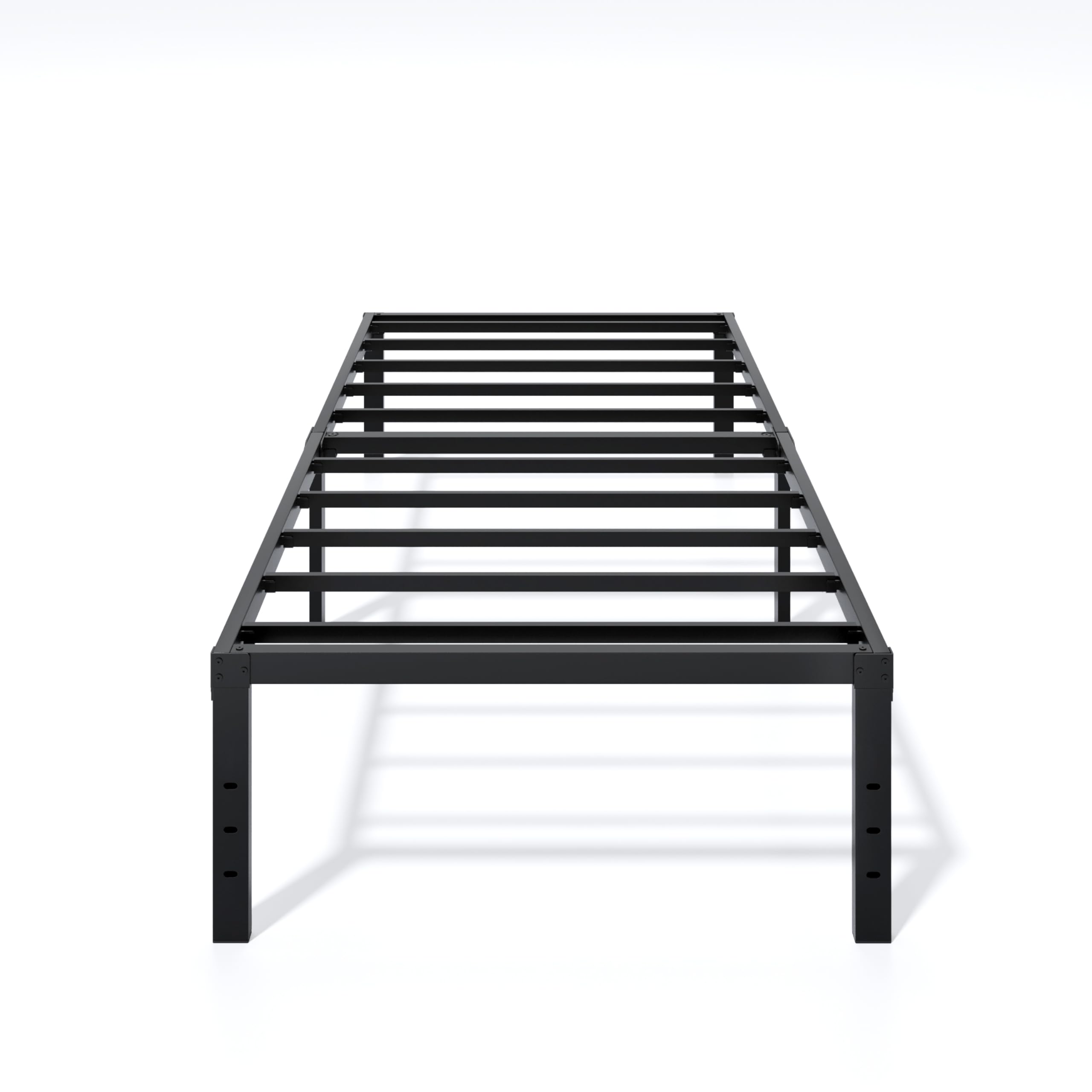 LUMUNANCE Metal Bed Frame Twin Size - 16 Inch Heavy-Duty Twin Platform Bed Frame No Box Spring Needed, Easy Assembly, Noise-Free