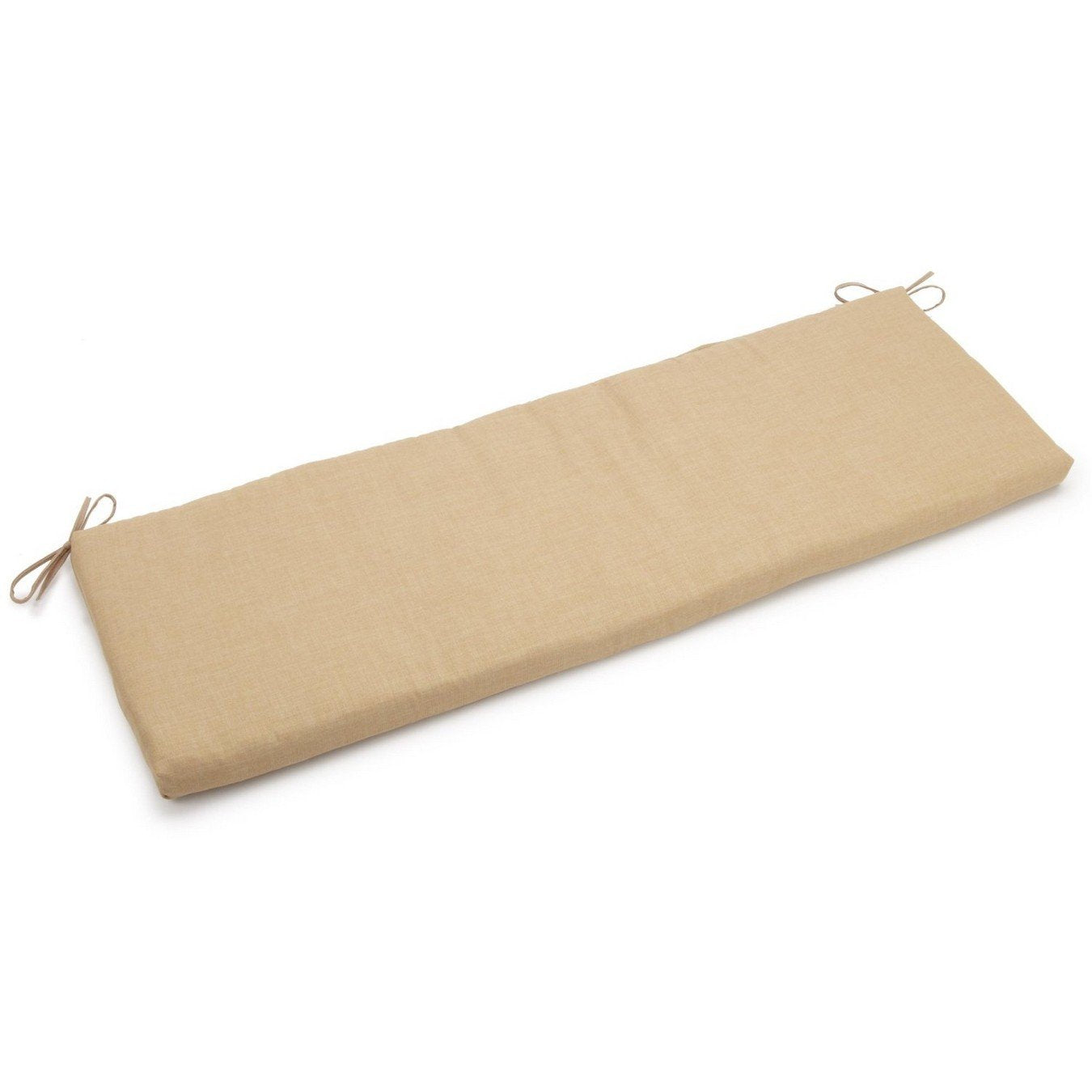 Blazing Needles Indoor/Outdoor Bench Cushion, 1 Count (Pack Of 1), Sandstone