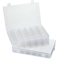 36 Grid Clear Plastic Organizer - Pack of 2- Bead Storage, Craft Organizer, DIY Small Parts Organizer, Jewelry Box, Fishing Tack