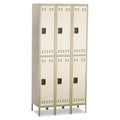 Safco Products Double Tier Locker,3 Column, Tan