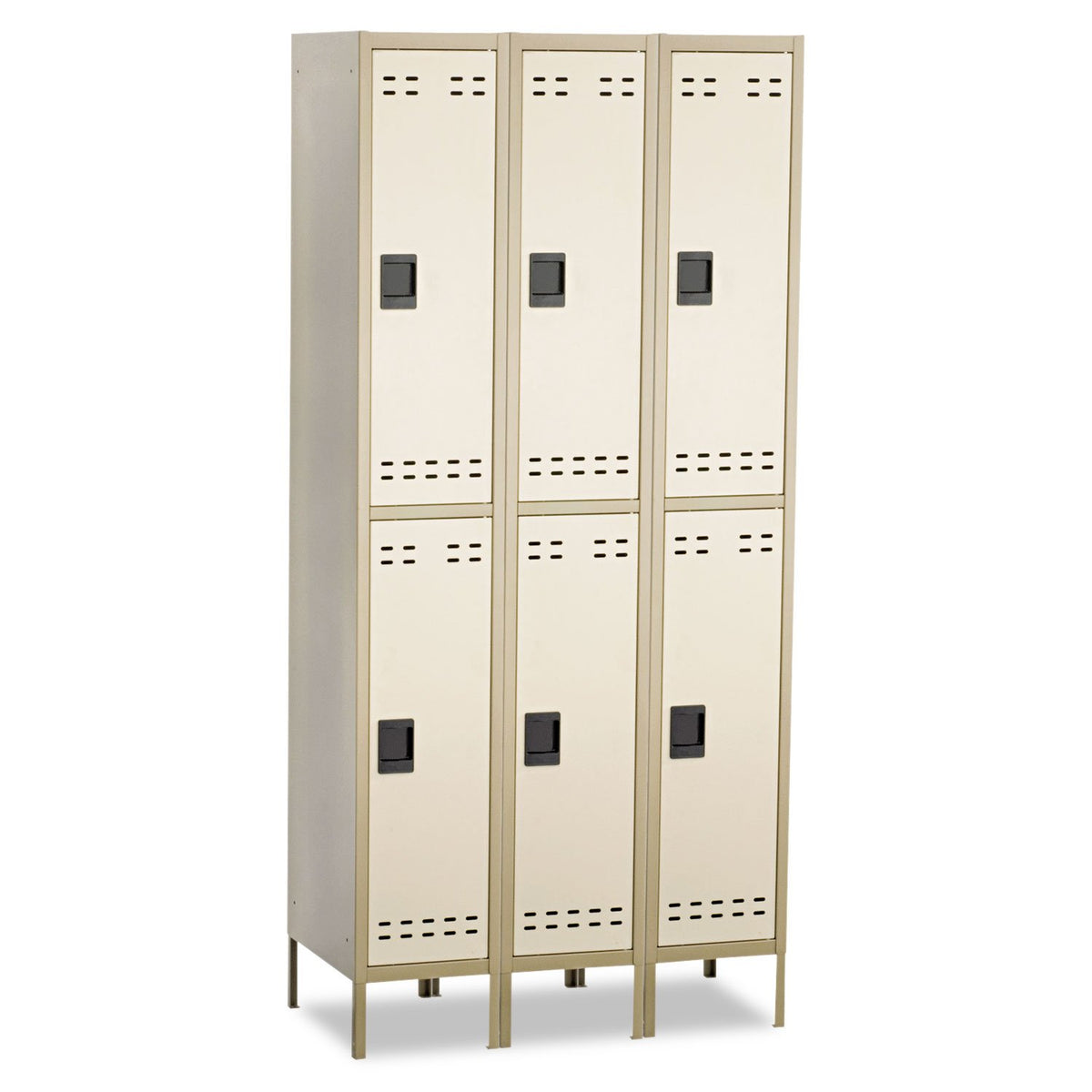 Safco Products Double Tier Locker,3 Column, Tan