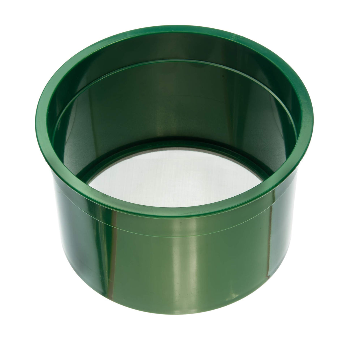 Se 5.5 Inch Mini Stackable Classifier Gold Prospecting Pan - 100 Holes/ Square Inch Stainless Steel Mesh Sifting Pan, Green