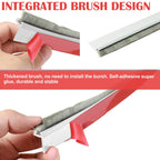 Door Sweep For Bottom Of Door, 39.2'' L Integrated Design With Brush, Self Adhesive Under Door Draft Stopper For Bottom Of Door,