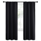 Nicetown Halloween Black Out Curtain Panels For Kitchen - Energy Smart Decoration Thermal Insulating Blackout Drapes/Draperies F