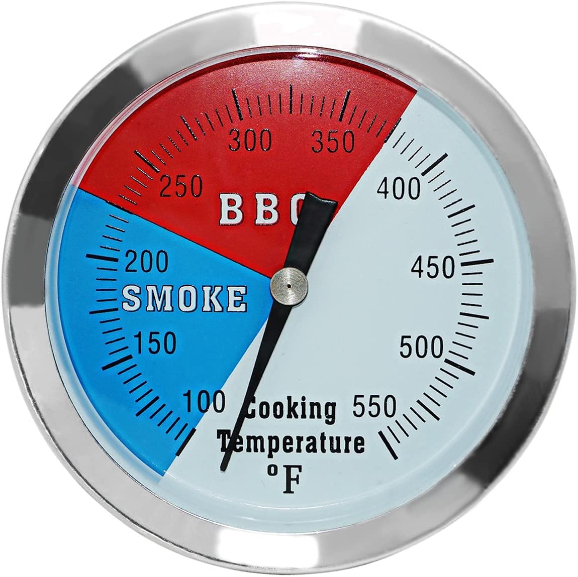 3 1/8 Inch Charcoal Grill Temperature Gauge, Accurate Bbq Grill Smoker Thermometer Gauge Replacement For Oklahoma Joe'S Smokers,