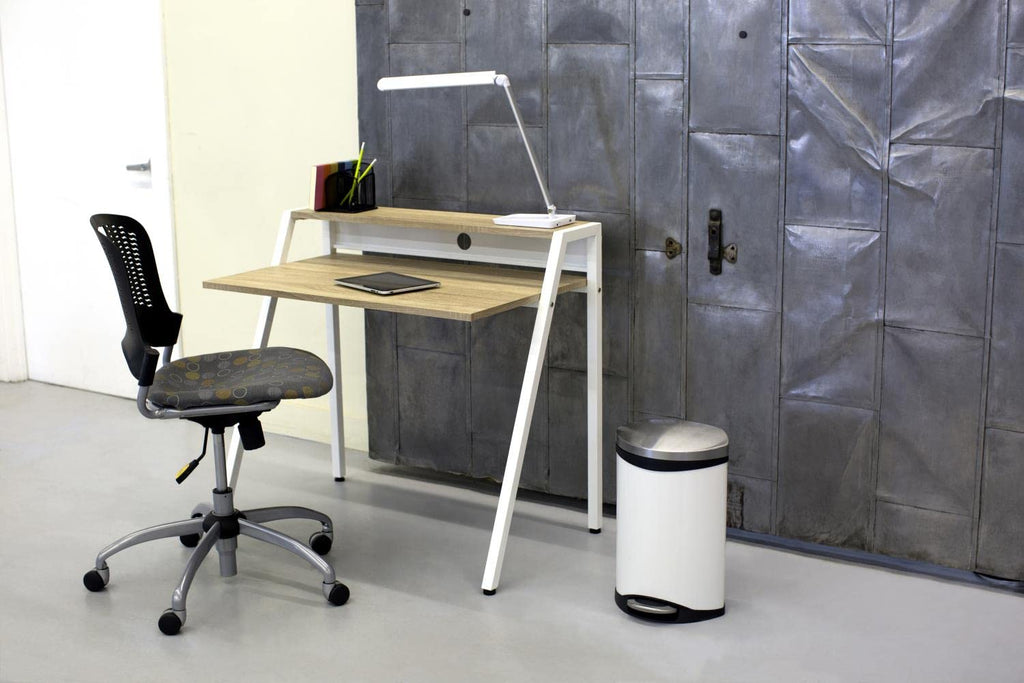 Safco Products 1951WH Studio Writing Desk, White
