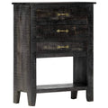 vidaXL Side Cabinet 23.6"x11.8"x31.4" Solid Mango Wood