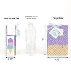 Big Dot Of Happiness Scoop Up The Fun - Ice Cream - Sprinkles Party Favor Boxes - Set Of 12