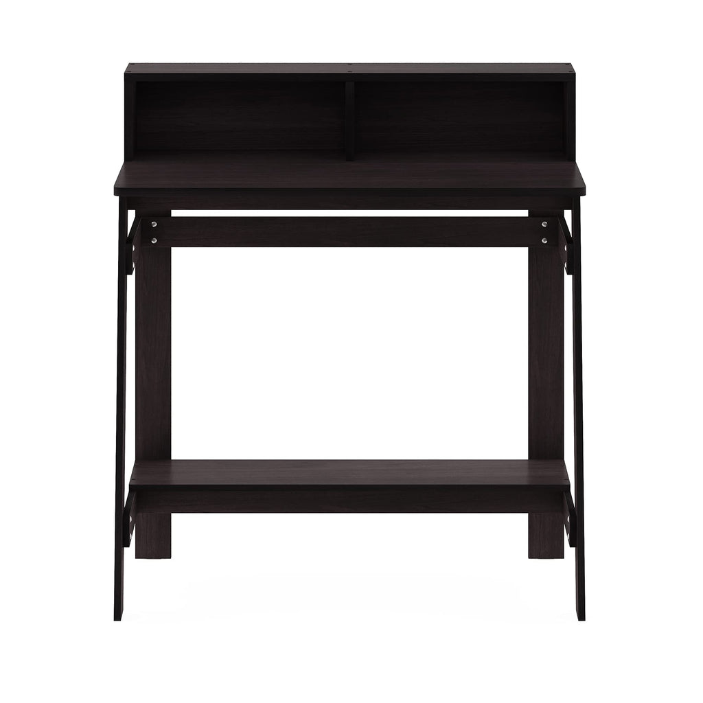 Furinno Simplistic A Frame Computer Desk, Dark Walnut
