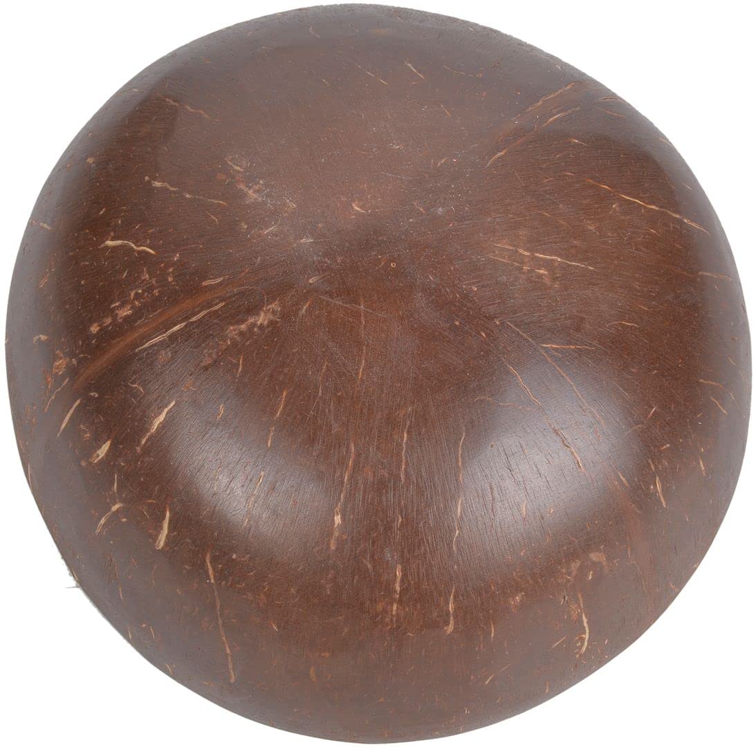 Chezmax Natural Coconut Bowl Mother Of Pearl Inlaid Shell Bowls Key Bowl For Entryway Table Candy Container Nuts Holder Fruits &