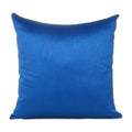 Oussum Solid Cushion Cover Silk Dupion Pillow Covers Square Soft Cushion Case Sofa Decorative Throw Pillow Case For Home Decor 1