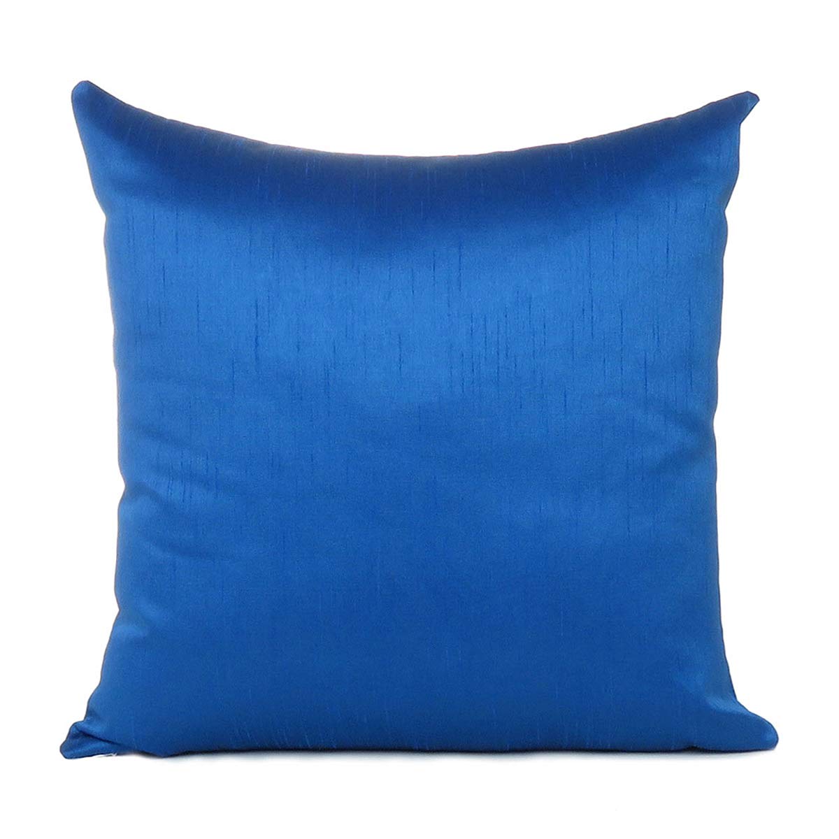 Oussum Solid Cushion Cover Silk Dupion Pillow Covers Square Soft Cushion Case Sofa Decorative Throw Pillow Case For Home Decor 1