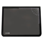 Artistic 41200 Office Products 20' X 31' Logo Pad Lift-Top Desktop Organizer Desk Mat, Black/Clear