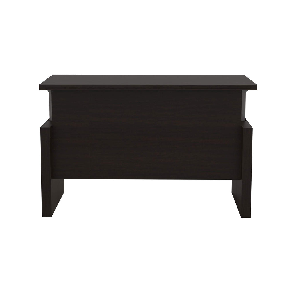 Aberdeen Height-Adjustable Desk, Straight Front Top & Base, 72" W Mocha