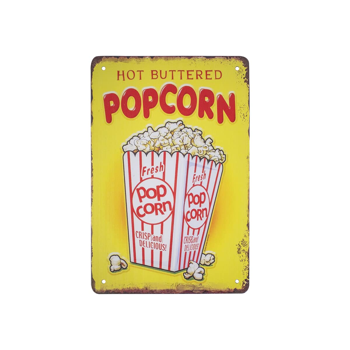 TG,LLC Popcorn Tin Wall Sign