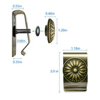 Doselves Tapestry Wall Hanging Clamps 4 Pack Textile Art Decoration Wall Hangers Metal Clips For Hanging Rugs Carpet Wall Displa