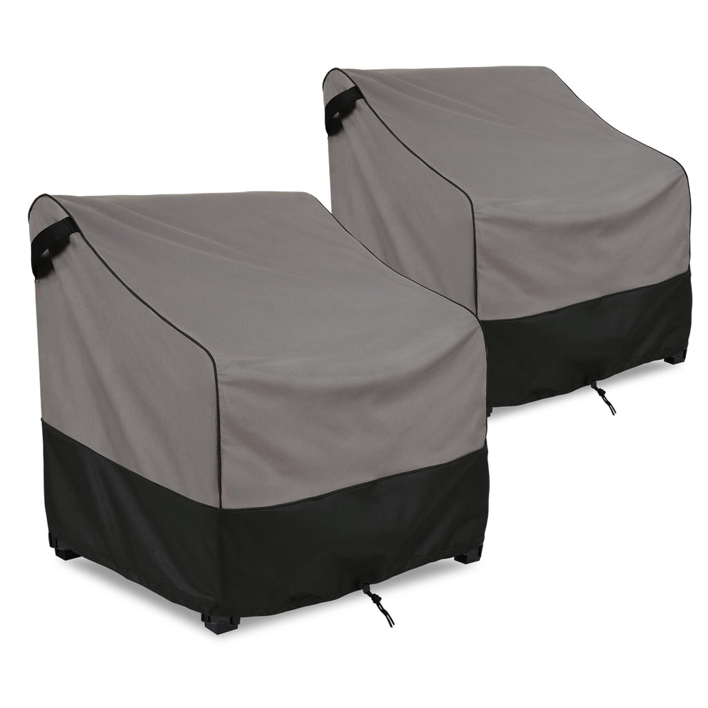 Forspark Patio Furniture Covers Waterproof, Heavy Duty Lawn Chair Covers 2 Packs Fits Up To 32 W X 37 D X 36 H Inches
