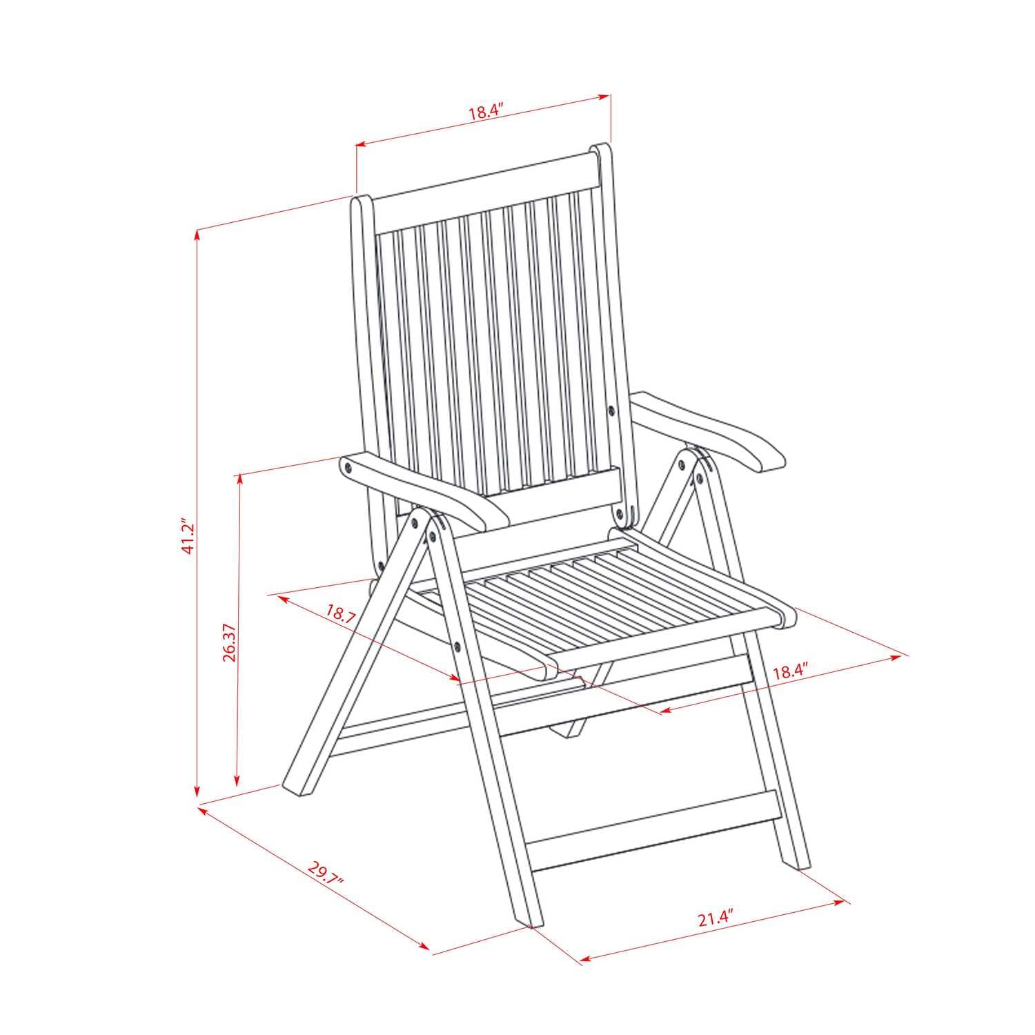 East West Furniture MNCN3C5NA Marion 3 Piece Outdoor Conversation Bistro Set Contains a Round Acacia Wood Coffee Table and 2 Folding Adjustable Arm Chairs, 30x30 Inch, Natural Oil