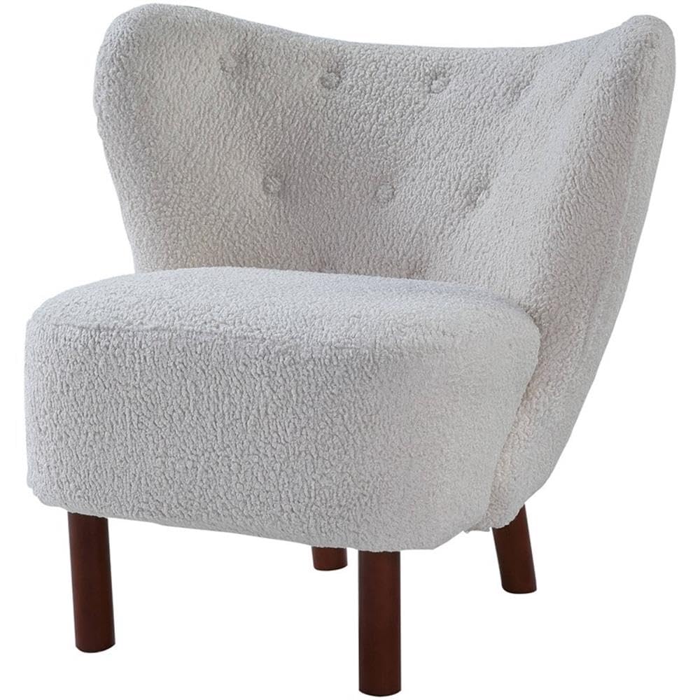 Acme Zusud Accent Chair in White Teddy Sherpa