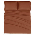 Mejoroom King Size Bed Sheet Set - Hotel Luxury 1800 Bedding Sheets & Pillowcases - 16' Deep Pocket Fitted Sheet, Soft, Wrinkle