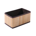 Homestorie EcoFriendly Foldable Natural Bamboo Storage Basket Bins Organizer, Pack Of 1 (Ar1542)