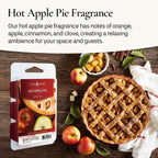 Candle Warmers Etc Classic Wax Melts 2.5Oz, Hot Apple Pie Fragrance (4-Pack) - Each Pack Has X4 2.5 Oz Wax Melts And 30 Hours Of