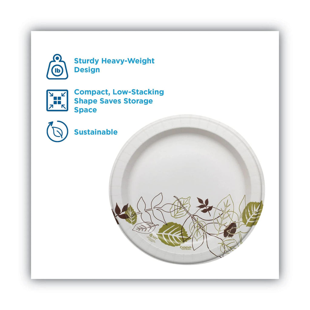 Dixie Pathways Table Ware, 10.13" Diameter, White