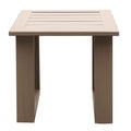 MARATIVA Outdoor 24 Square Aluminum End/Side Table Featuring Modern Design, Weather-Resistant, Rust-Proof for Patio, Garden, and
