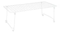 ClosetMaid Stack and Hang 21.5 x 10.75 x 7.87 Stainless Steel Wire Shelf Organizer Unit for Closets, Kitchen, and Laundry 