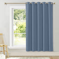 Nicetown Bedroom Window Blackout Curtain Panel - Thermal Insulated Blackout Drape/Drapery For Loft, Guestroom (Stone Blue, 1 Panel, 70 X 72 Inch)