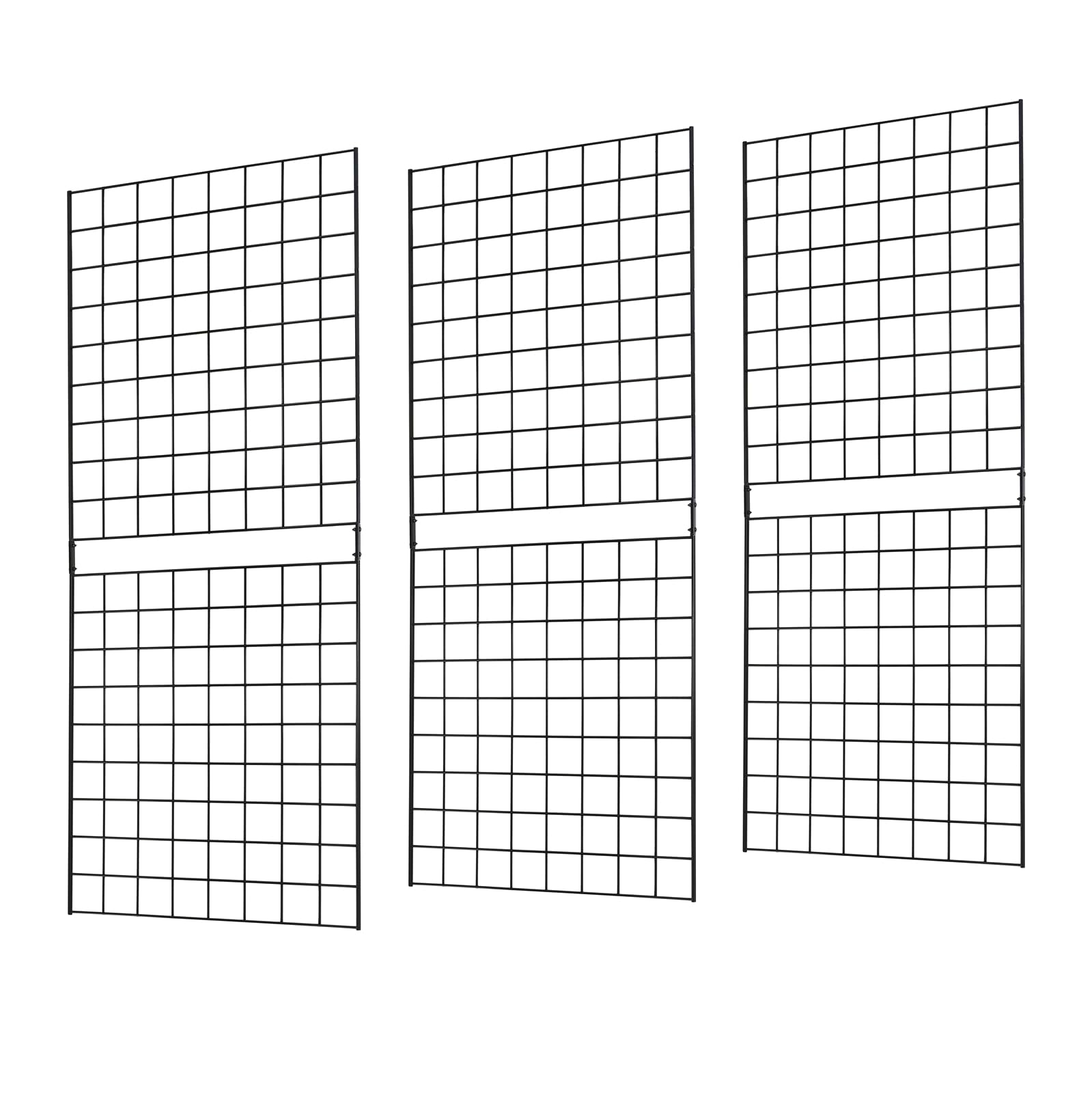 7RiversART Grid Wall Commercial Grade Gridwall Panels - Heavy Duty Grid Panel for Any Retail Display Wall Grid 2 Width x 5 Hei