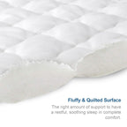 Split King Mattress Protector Pad Waterproof Quilted, Breathable & Cooling Split King Mattress Topper Cover Fitted For Adjustabl