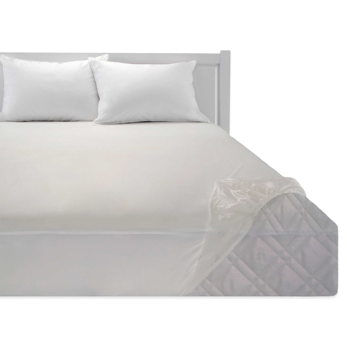 Blimber Heavy Duty Vinyl Corner Fitted Twin Bed Mattress Cover Water Resistant Protector Size: 39'X75'