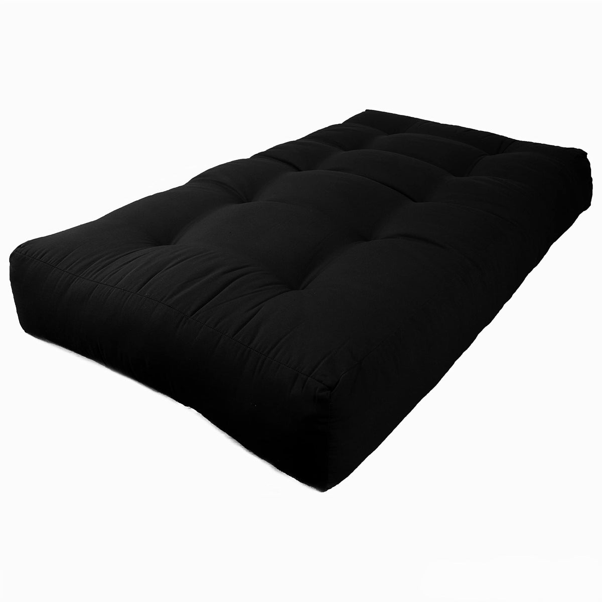 Blazing Needles Renewal 9&quot; Twill Futon Mattress, Twin, Black