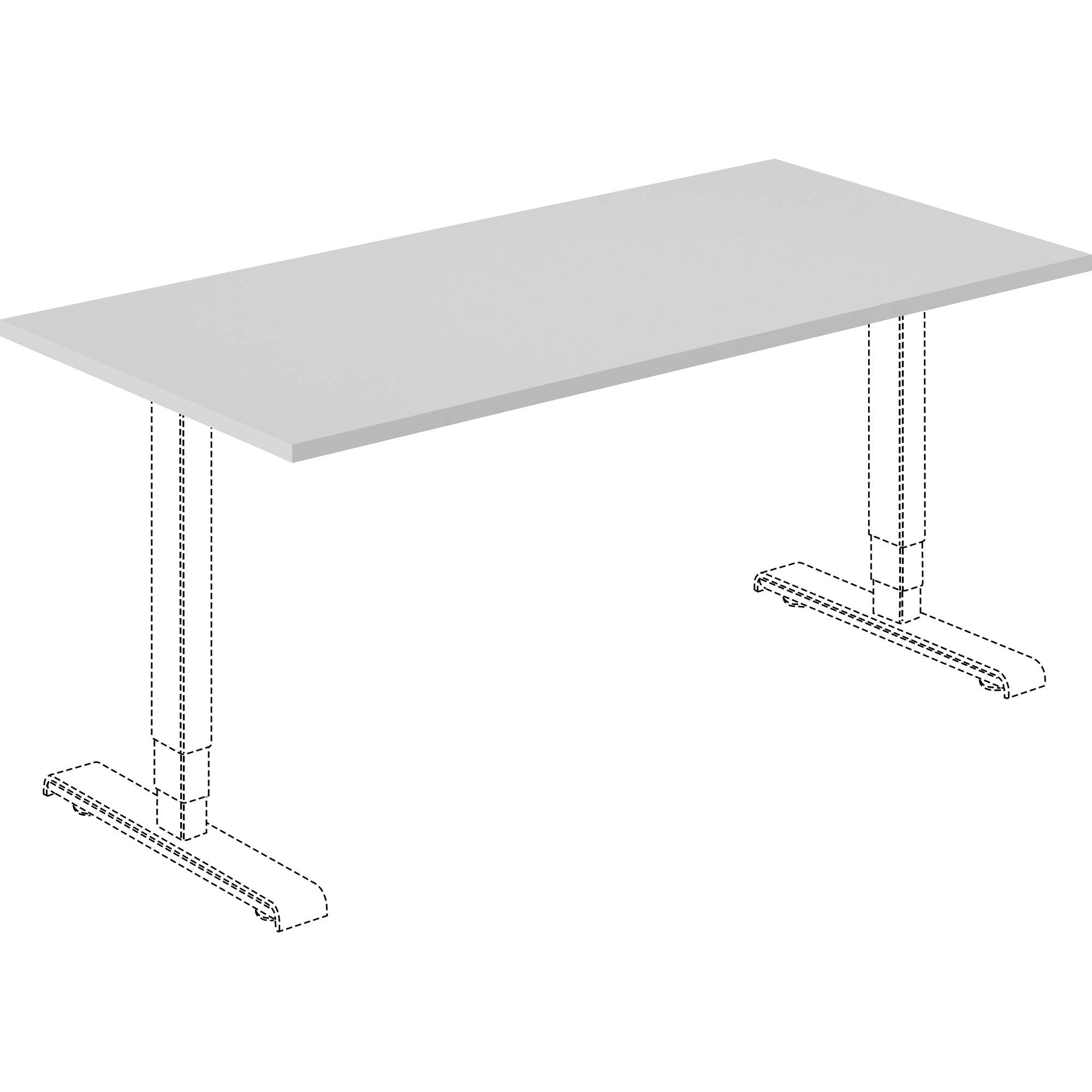 Lorell, LLR62558, Width-Adjustable Training Table Top, 1 Each