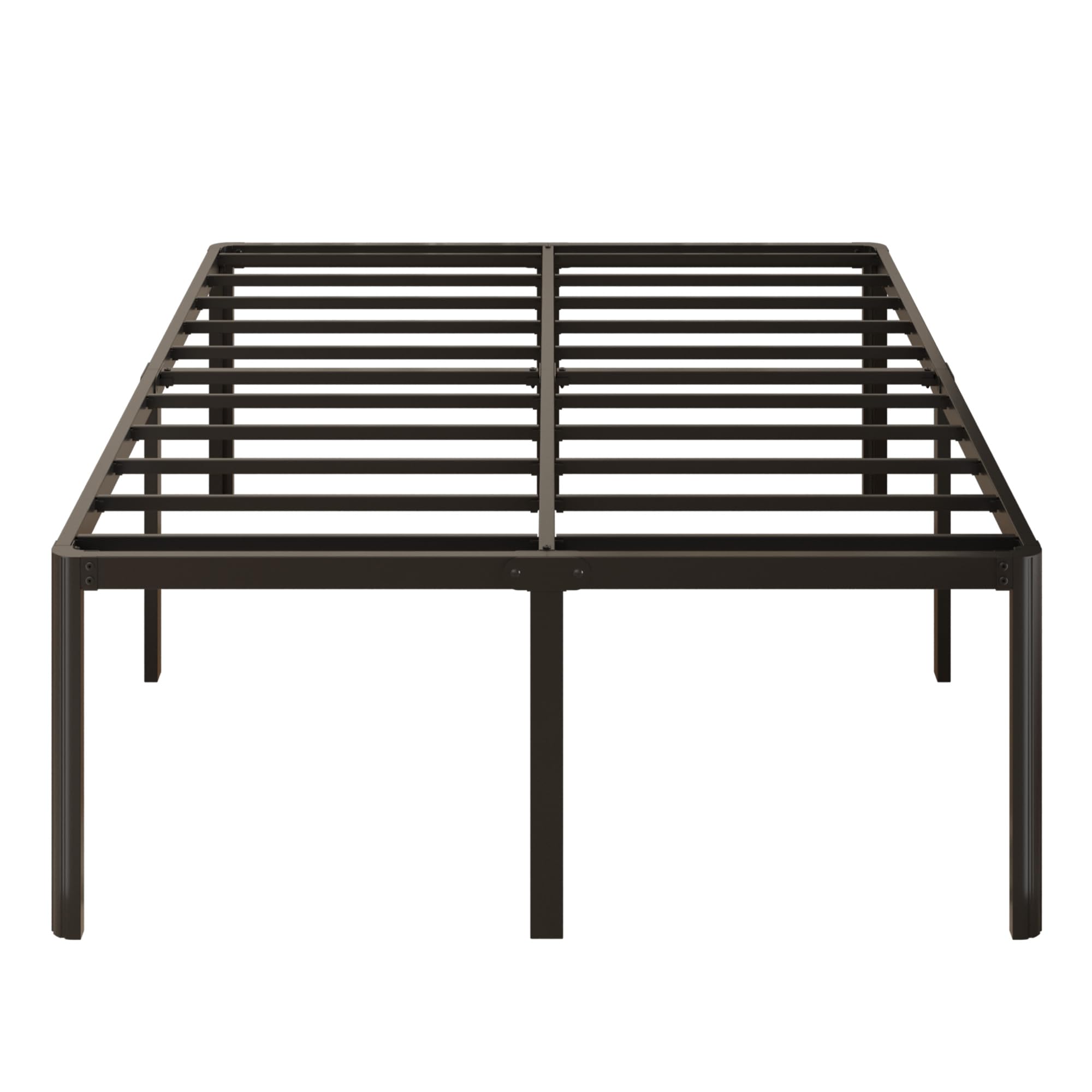 Yicensen 24 Inch High Queen Bed Frame Rounded Corner No Box Spring Needed, Heavy Duty Metal Queen Size Platform Bed Frame, Easy