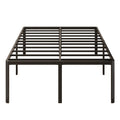 Yicensen 24 Inch High California King Bed Frames With Rounded Corner Legs, Heavy Duty Cal King Metal Platform Bed Frame No Box S