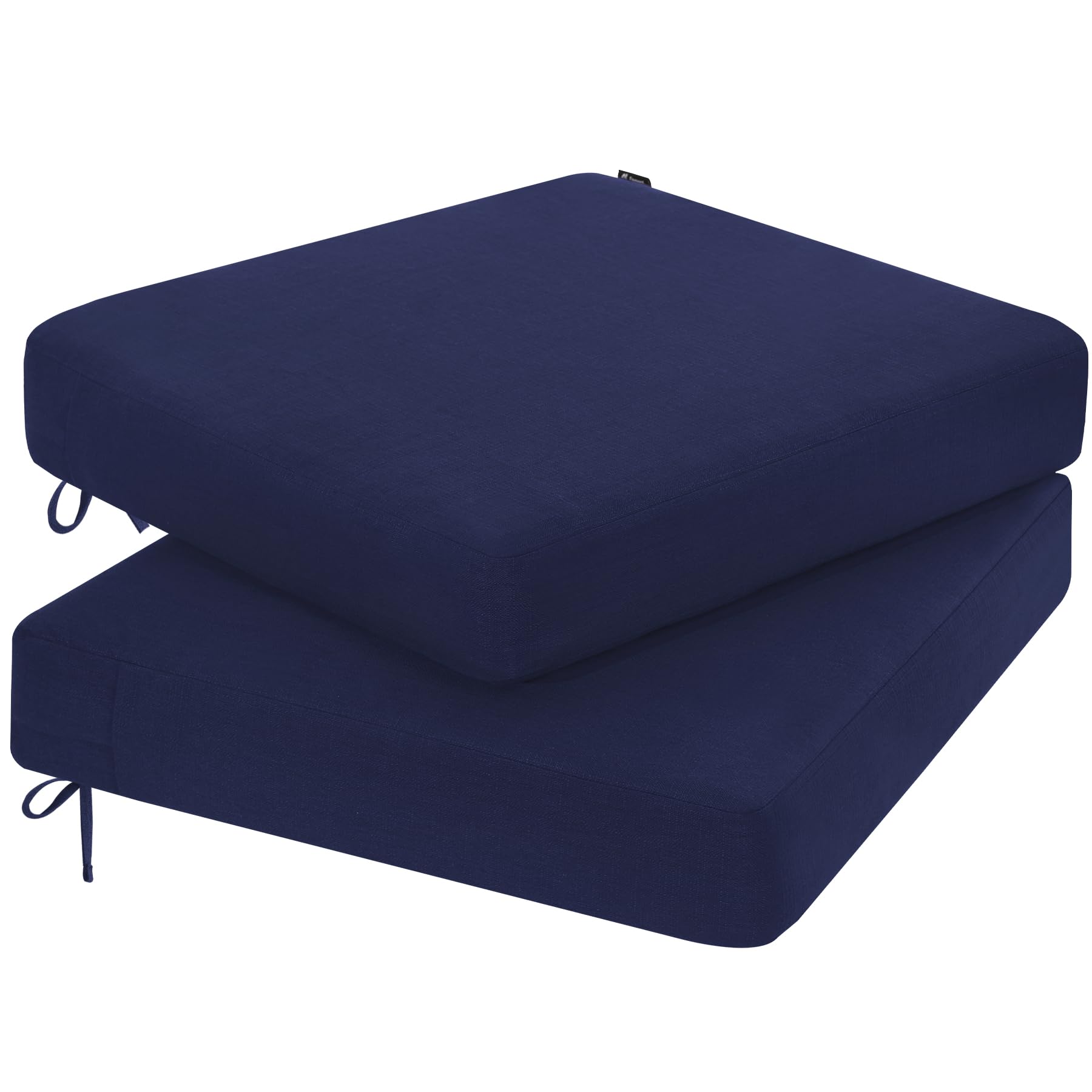 Favoyard Outdoor Chair Cushion 22 X 22 X 3 Inch Rainproof & 3-Year Fade Resistant Patio Furniture Cushions With Removable Cover