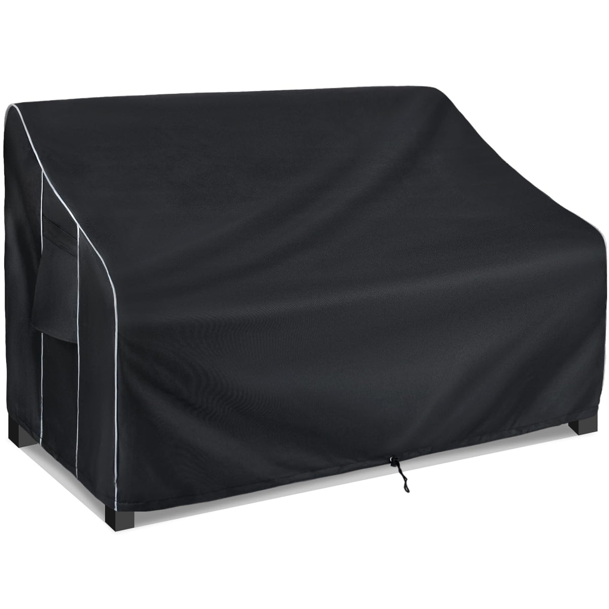 Forspark Patio Furniture Covers Waterproof, Outdoor Sofa Covers Heavy Duty, Fit Up To 79 W X 38 D X 35 H Inches, Black