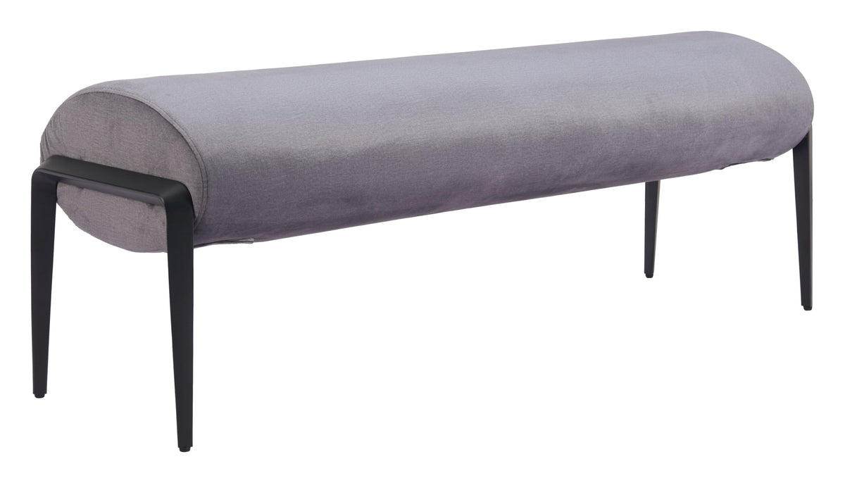 Zuo Glatt Bench Gray