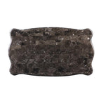 Acme Miyeon Rectangular Marble Top Coffee Table In Marble And Cherry